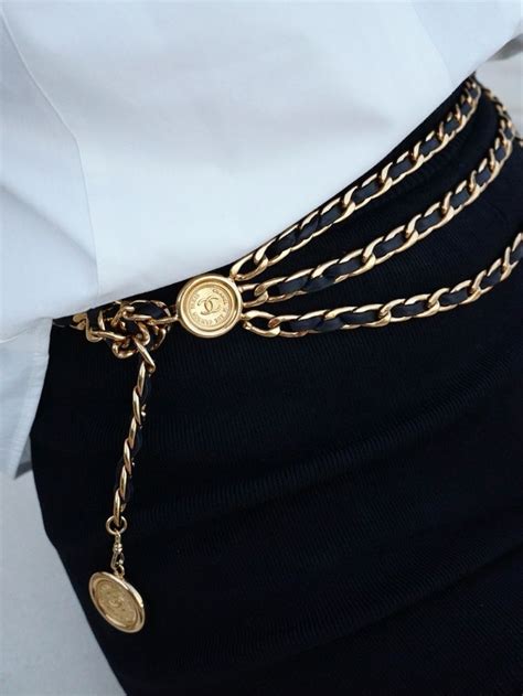 chanel chain belt with pendant|Chanel belt size chart.